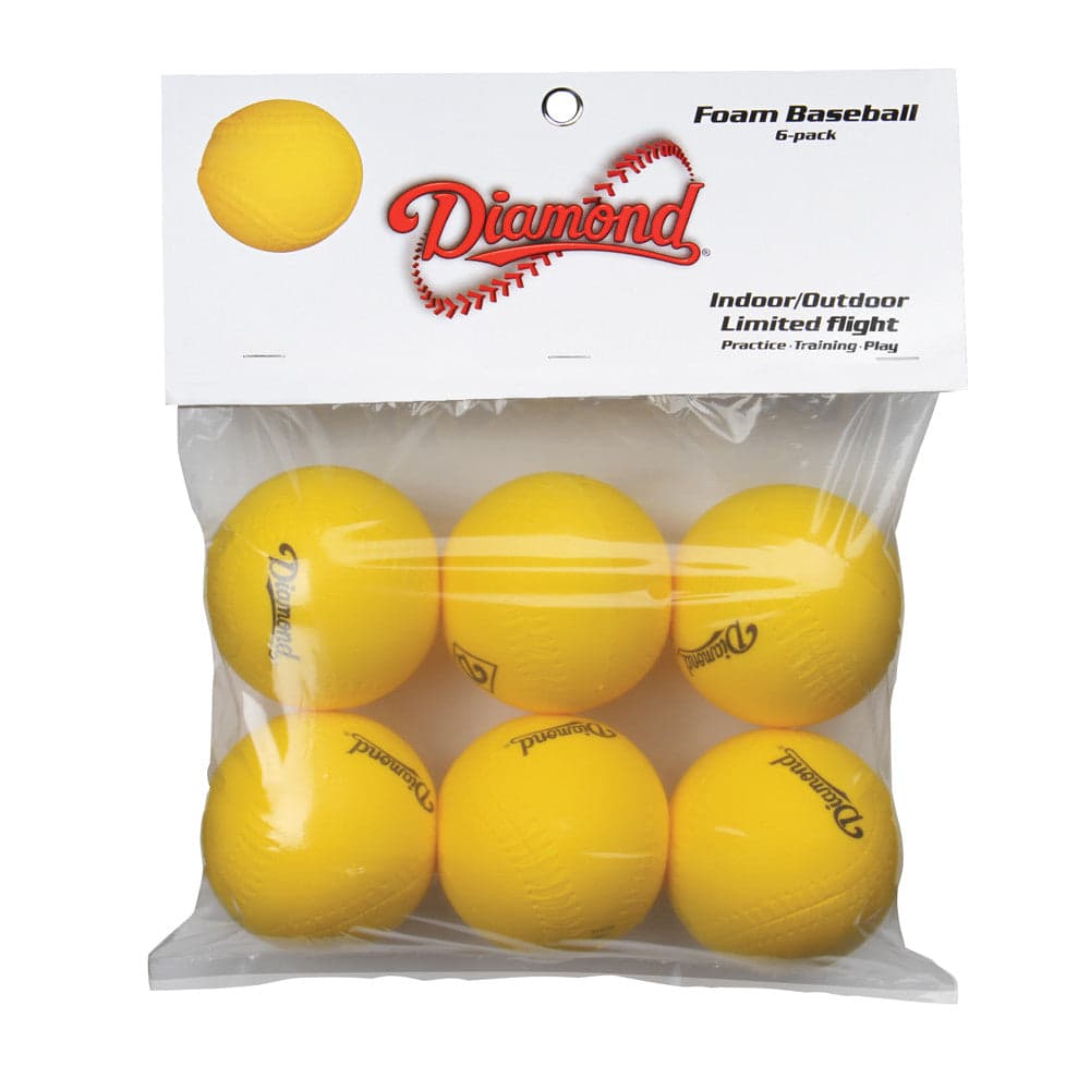 Yellow Lightweight Foam Balls