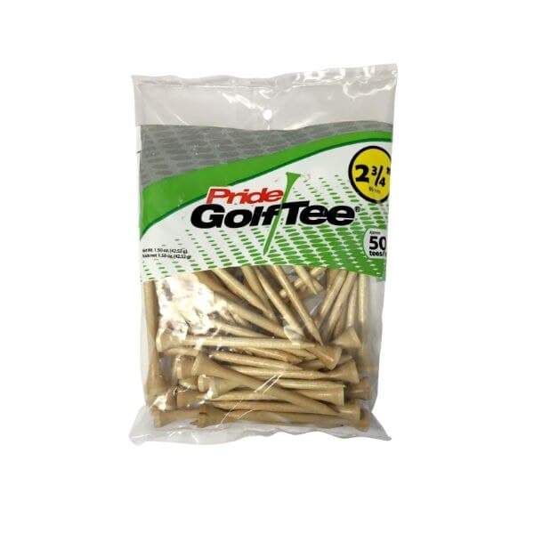 Pride 2 3/4" Natural 50 Pack Tees
