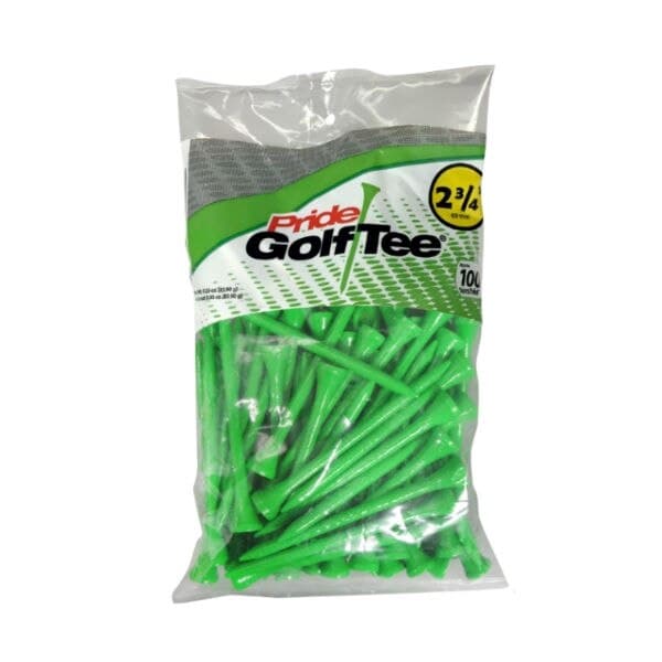 Pride 2 3/4" Neon Green 100 Pack Tees