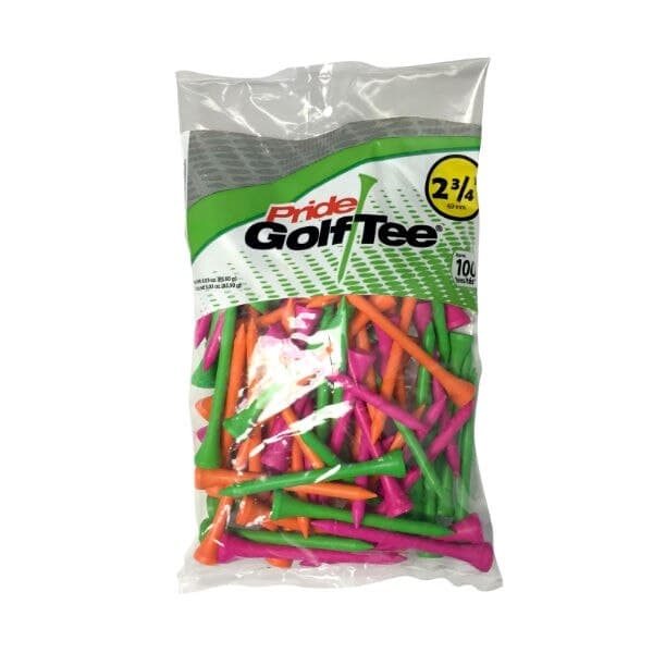 Pride 2 3/4" Citrus Mix 100 Pack Tees