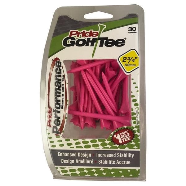 Pride Performance 2 3/4" Plain - Citrus Pink-30 Pack