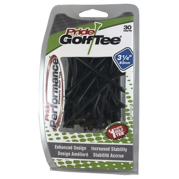Pride Performance 3 1/4" Black - 30 Pack