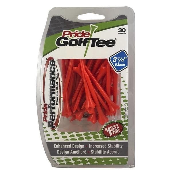 Pride Performance 3 1/4" Citrus Orange - 30 Pack
