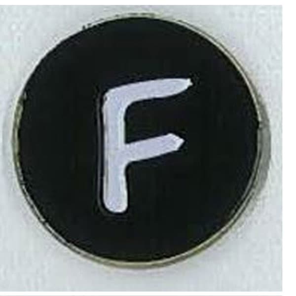 Evergolf Ball Marker - Letter - F