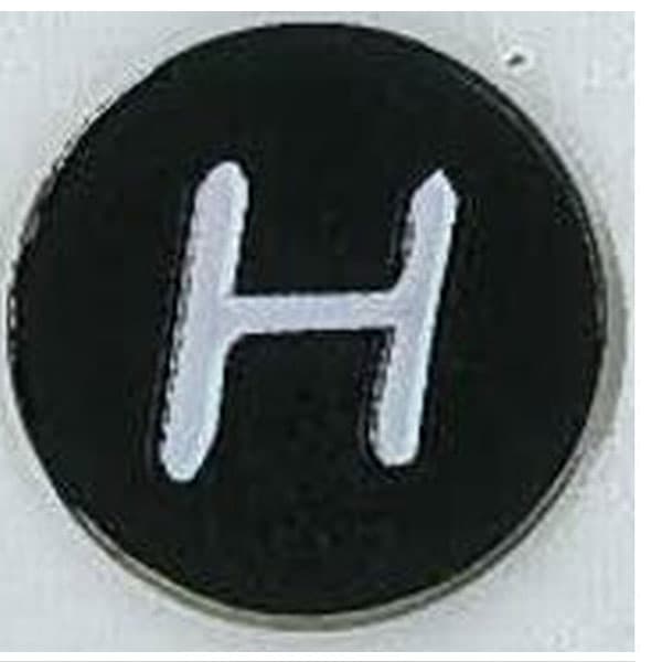 Evergolf Ball Marker - Letter - H