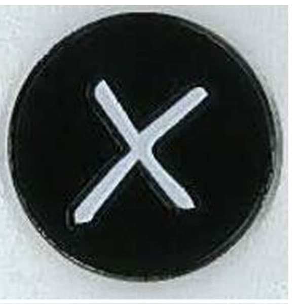 Evergolf Ball Marker - Letter - X