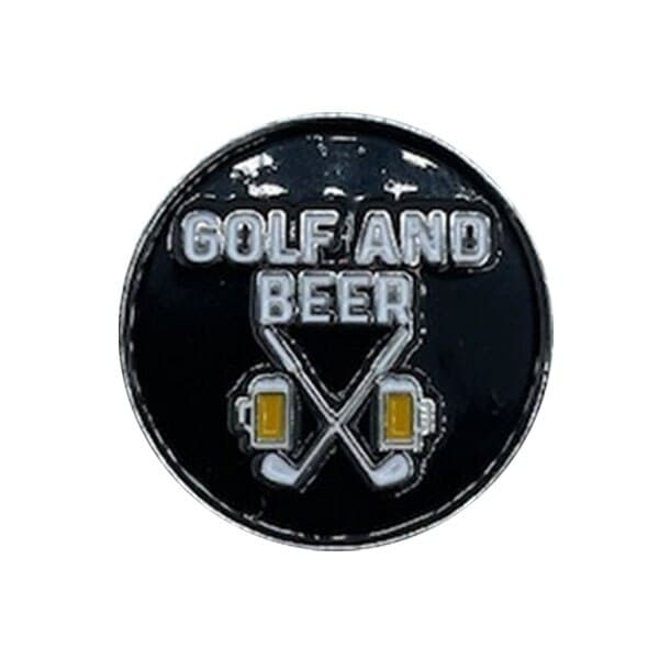 Evergolf Ball Marker - Golf and Beer That's Why I'm Here