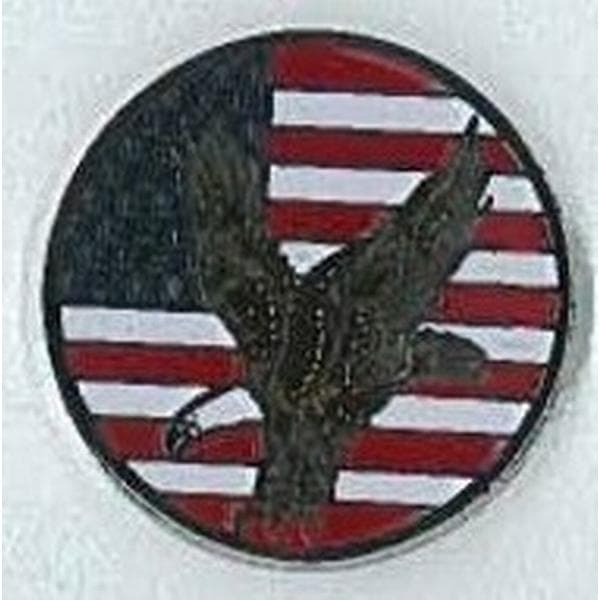 Evergolf Ball Marker - American Flag w/eagle