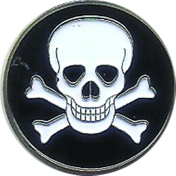 Evergolf Ball Marker - Crossbones
