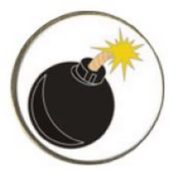 Evergolf Ball Marker - Drop a Bomb