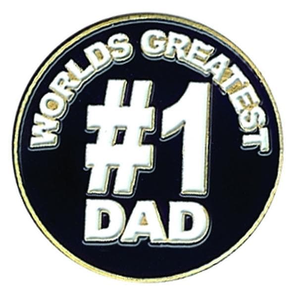 Evergolf Ball Marker - Worlds Greatest #1 Dad