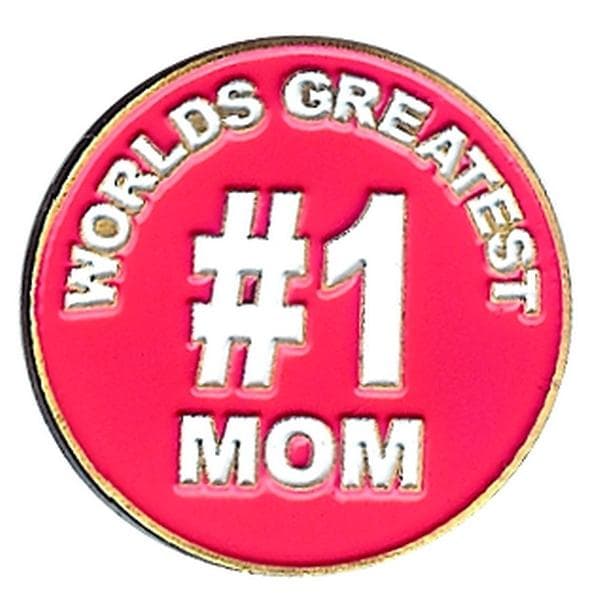 Evergolf Ball Marker - Worlds Greatest #1 Mom