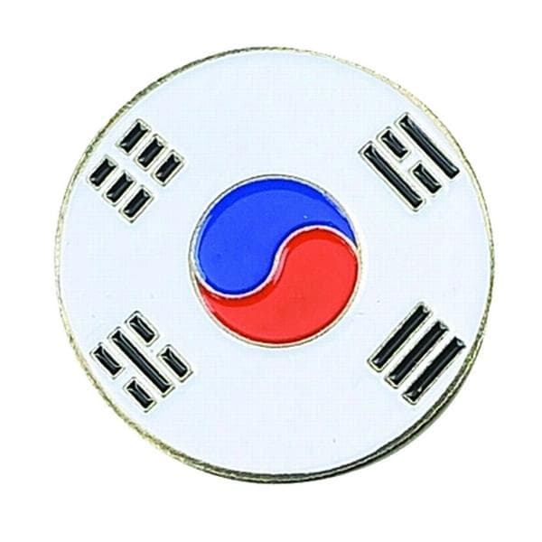 Evergolf Ball Marker - Korean Flag