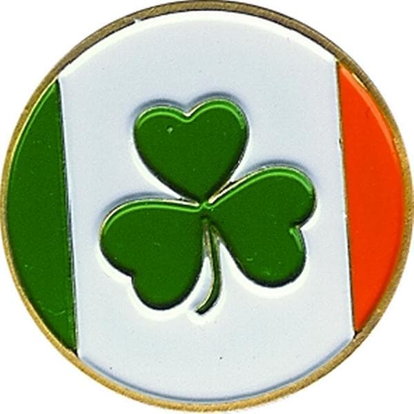 Evergolf Ball Marker - Ireland Flag w/ Shamrock
