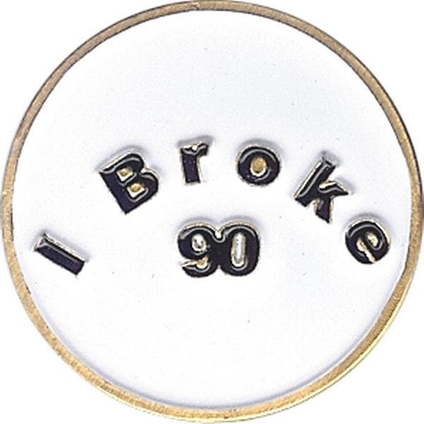 Evergolf Ball Marker - I Broke 90