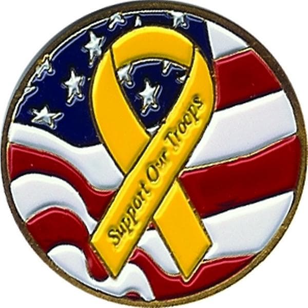 Evergolf Ball Marker - Support Our Troops