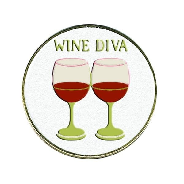 Evergolf Ball Marker - Wine Diva
