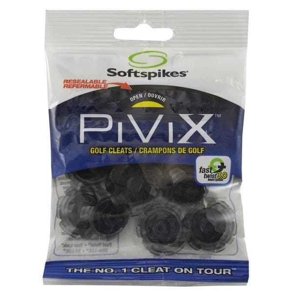 Softspikes - PIVIX Fast Twist 3.0 - Resealable Bag - Gray/Black