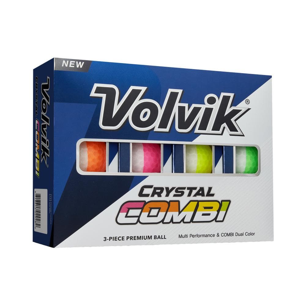 Volvik Crystal Comi- 1 Dozen Golf Balls