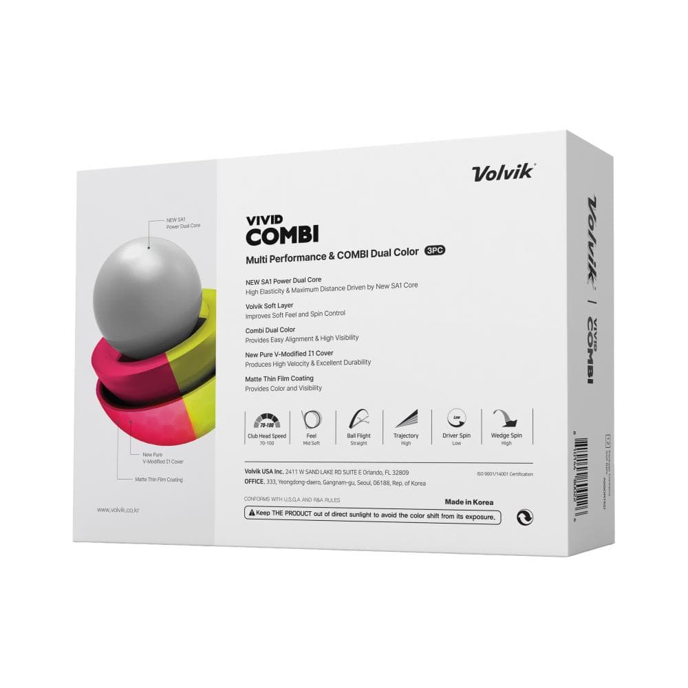Volvik Combi - 1 Dozen Golf Balls
