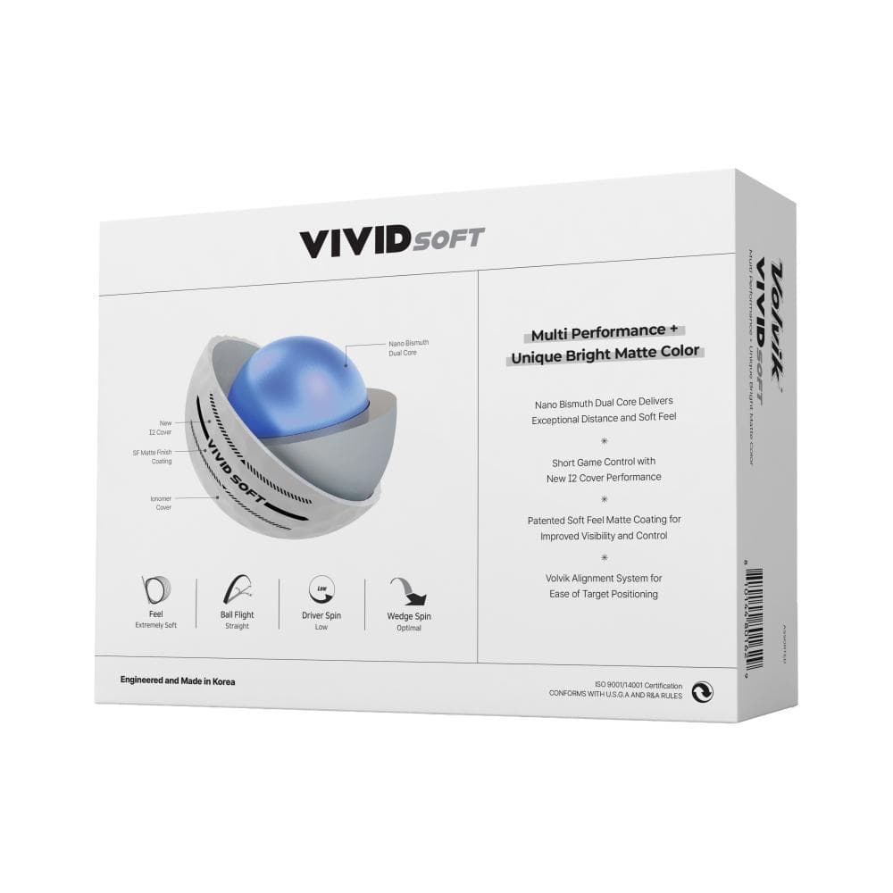 Volvik Vivid Soft - 1 Dozen Golf Balls