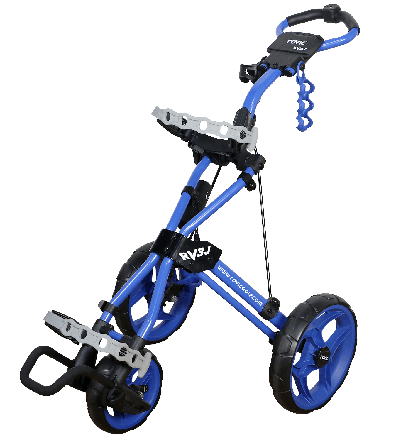 Rovic RV3J Junior Golf Push Cart - Blue
