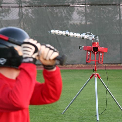 Deuce 75 MPH Heavy Duty Dual Wheel Baseball Pitching Machine
