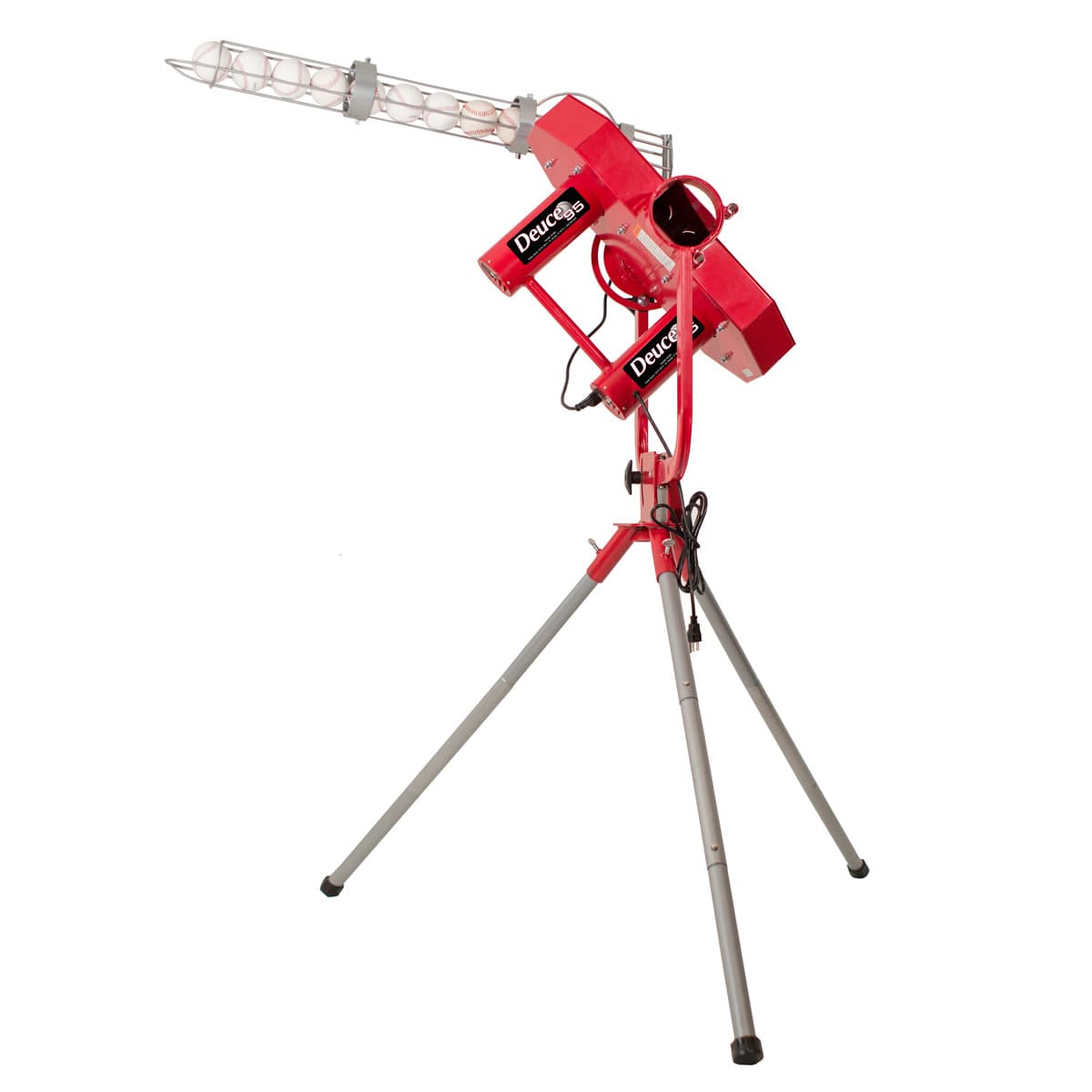Deuce 95 MPH Heavy Duty Dual Wheel Baseball Pitching Machine
