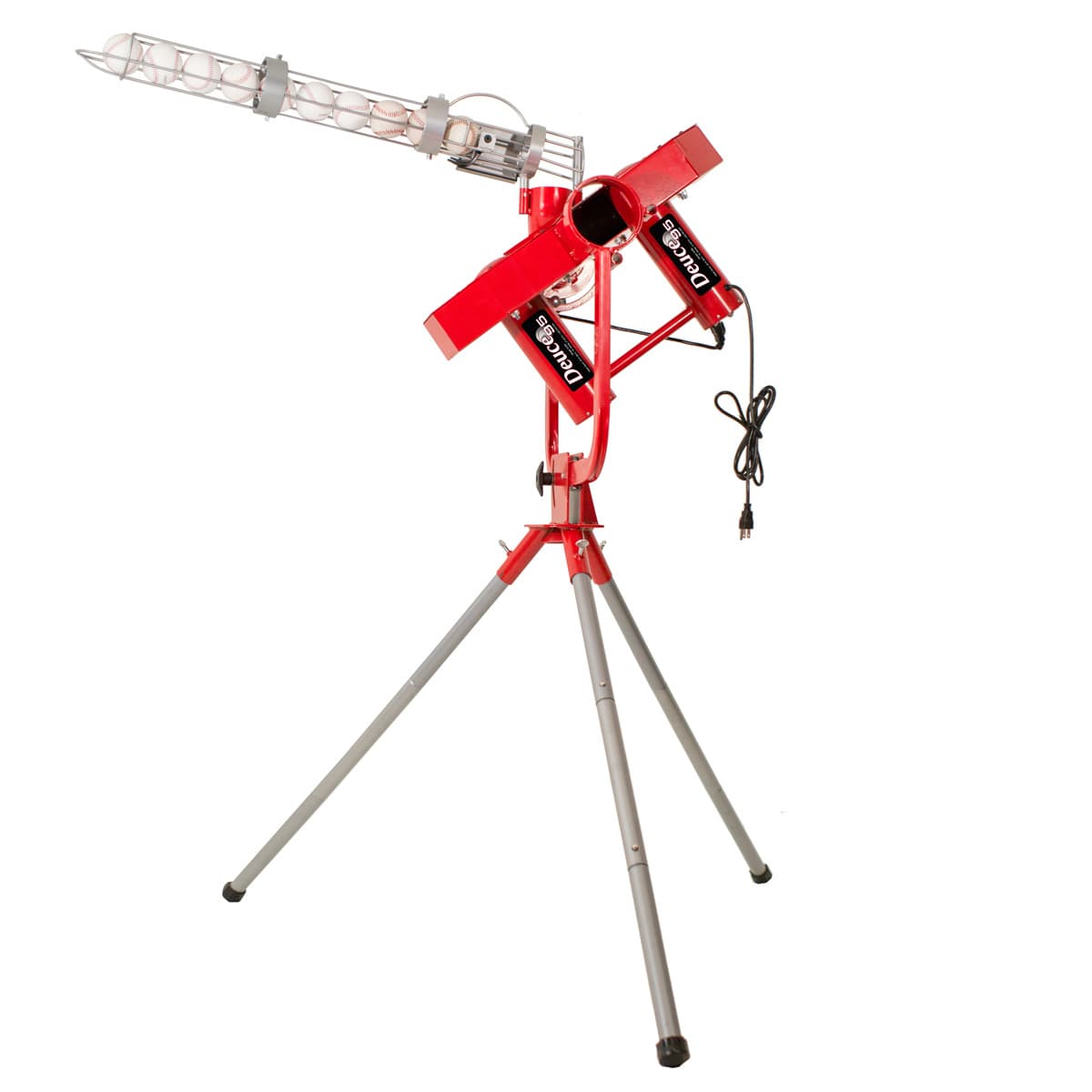 Deuce 95 MPH Heavy Duty Dual Wheel Baseball Pitching Machine