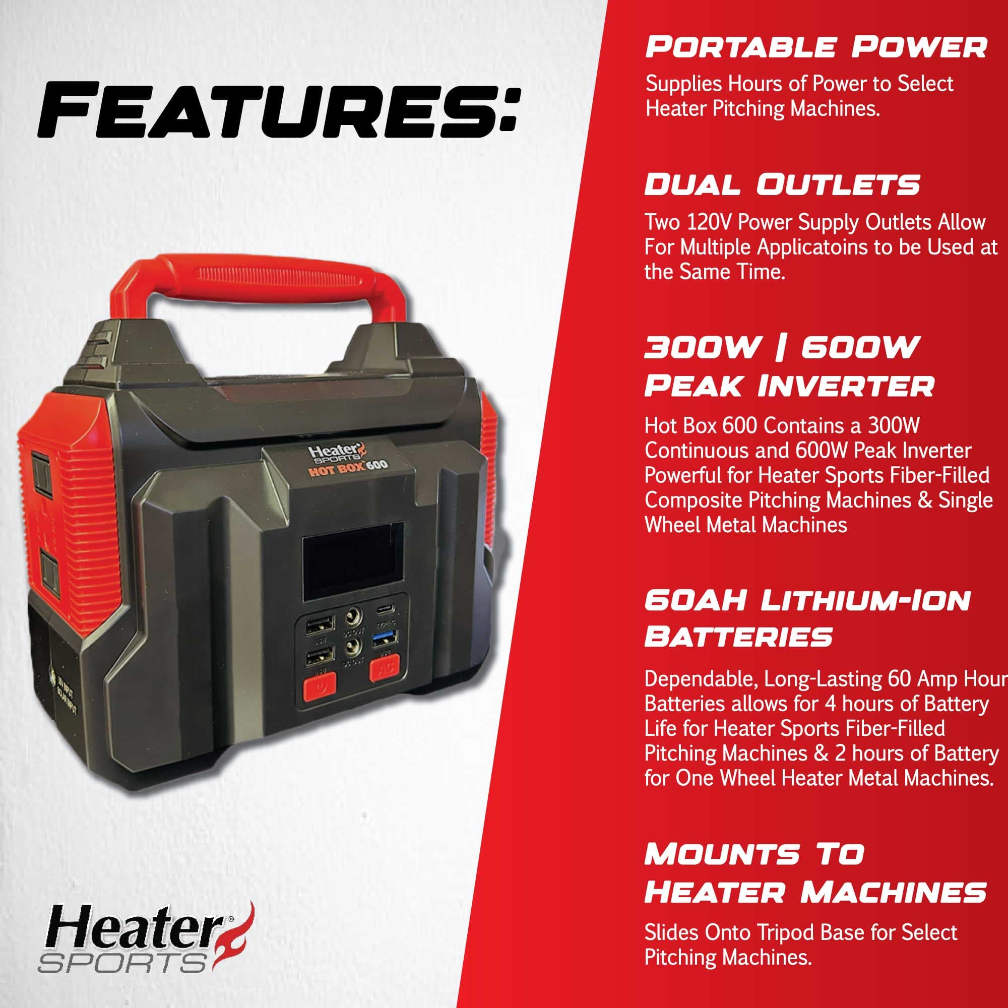 Hot Box 600 Peak Portable Power Station