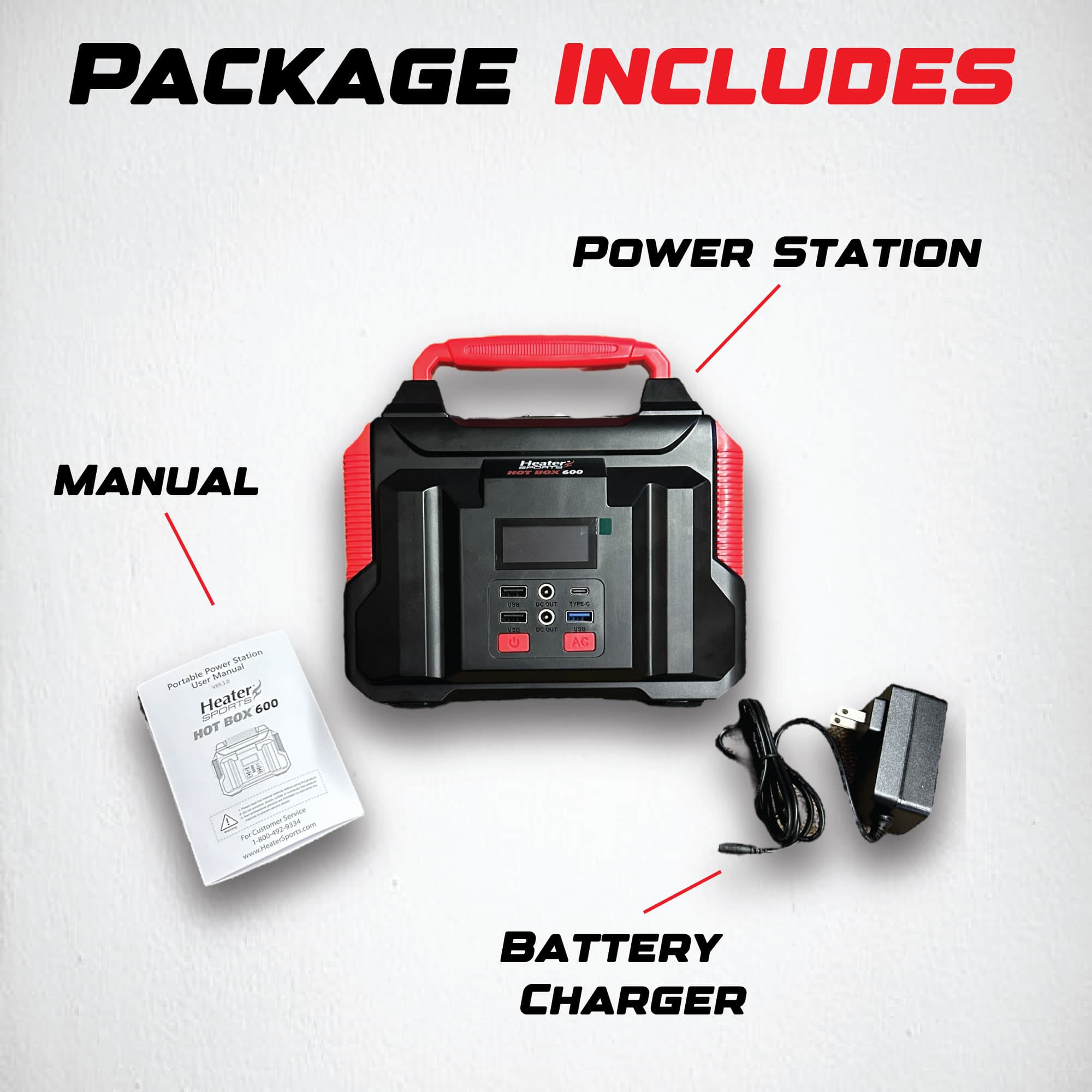 Hot Box 600 Peak Portable Power Station