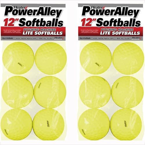Power Alley 12 inch Lite Softballs (1 Dozen)