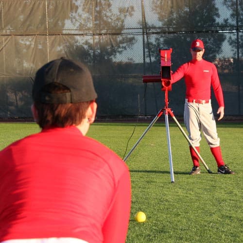 Heater Real 12 inch Softball Machine With Ball Feeder