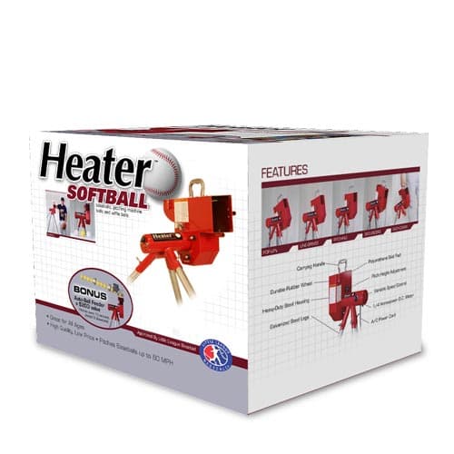 Heater Real 12 inch Softball Machine With Ball Feeder