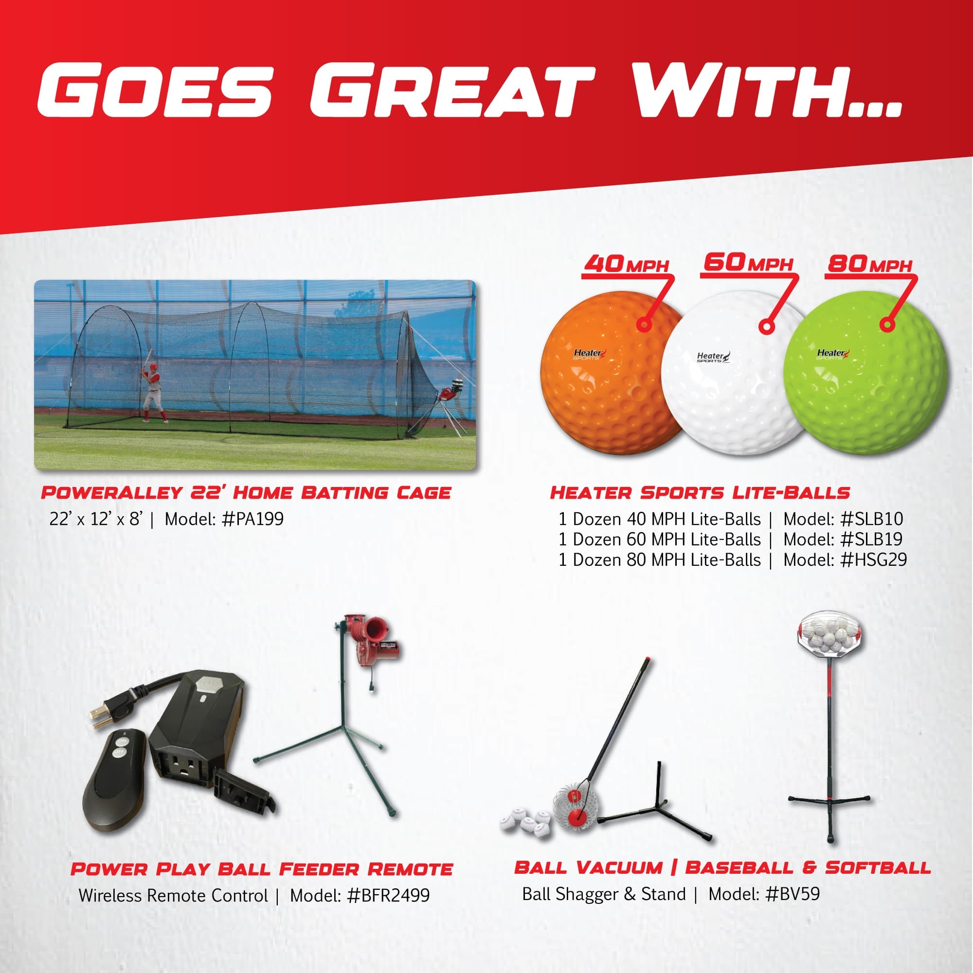 Power Alley 360 Lite Baseball Pitching & Fielding Machine