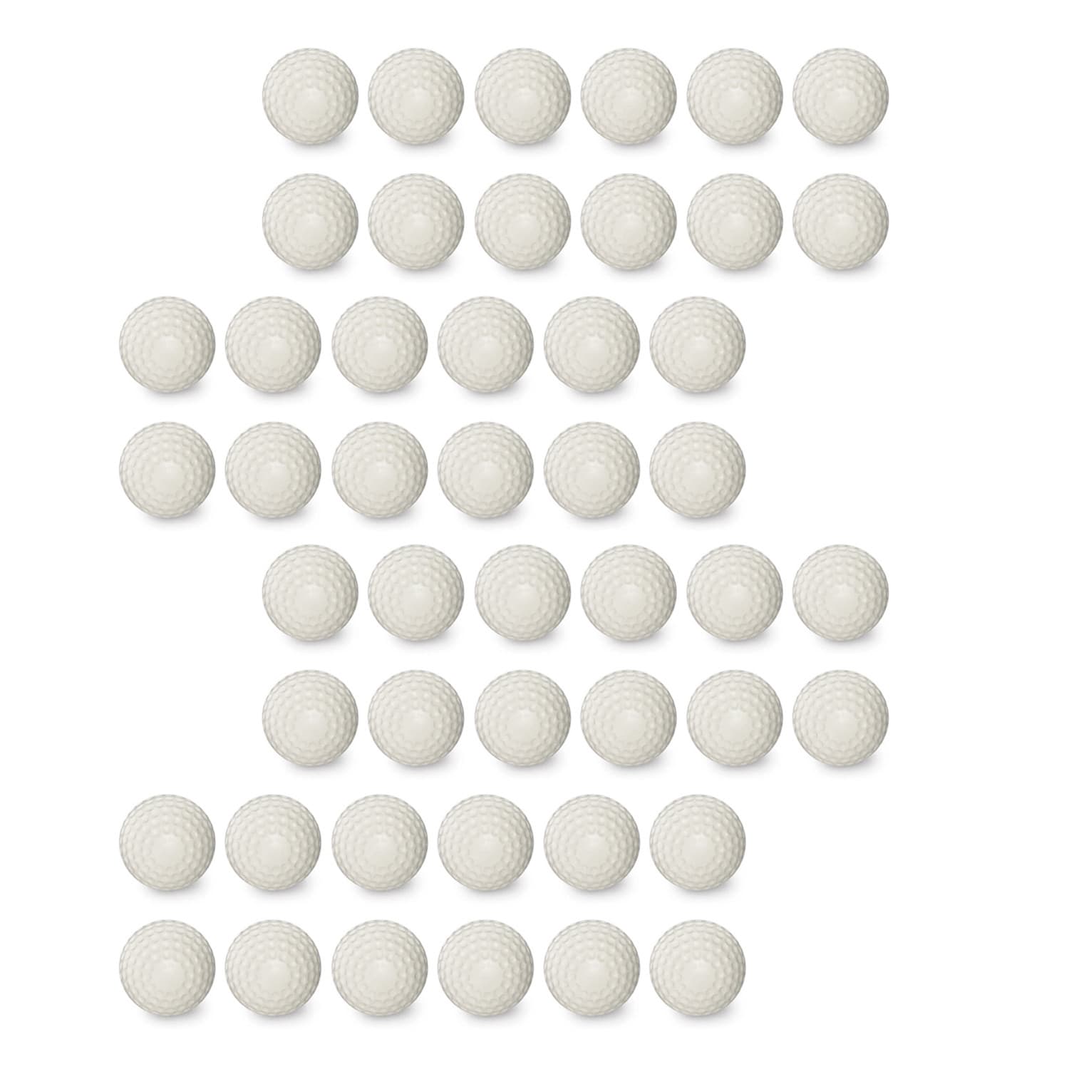 Bucket of JUGS White Dimpled Sting-Free Baseballs