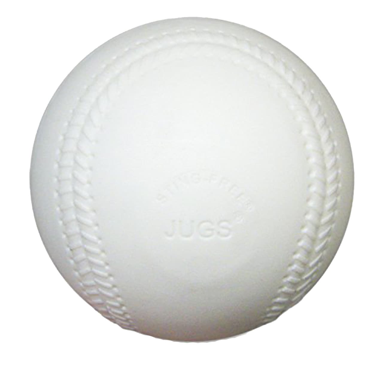Bucket of JUGS White Seamed Sting-Free Baseballs