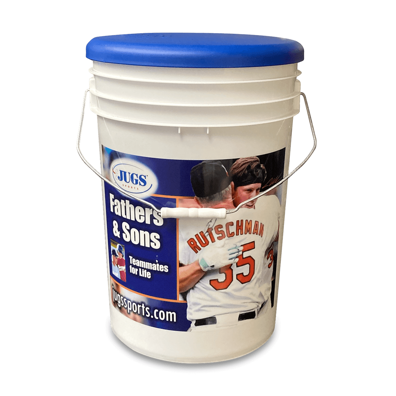 Big Bucket of JUGS Lite-Flite Baseballs