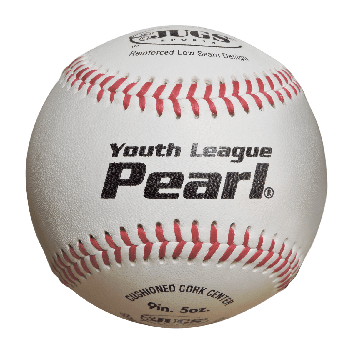Bucket of JUGS Youth League Pearl Baseballs