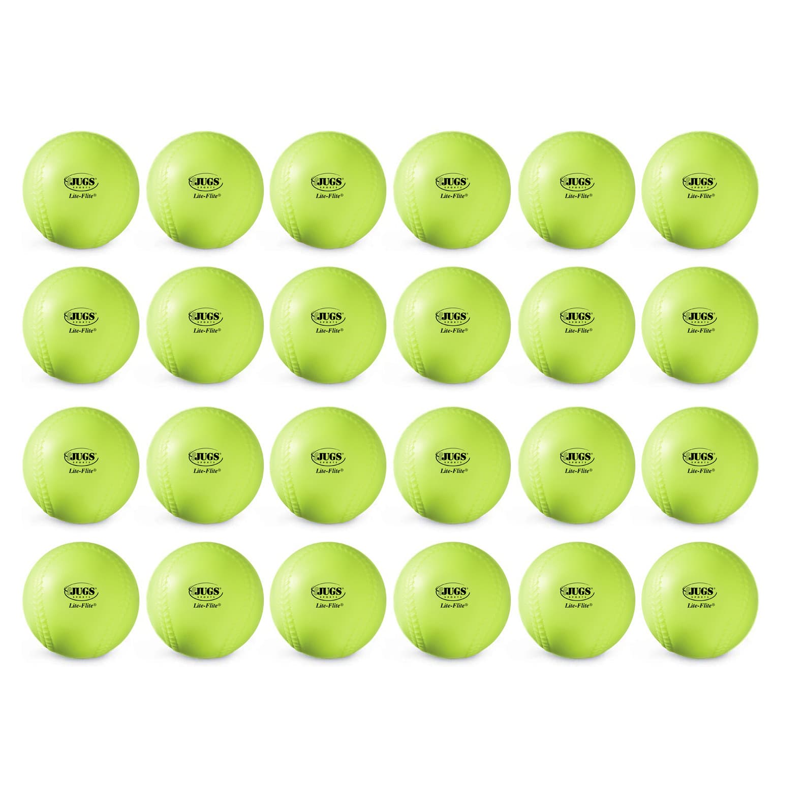 Big Bucket of JUGS Lite-Flite Softballs
