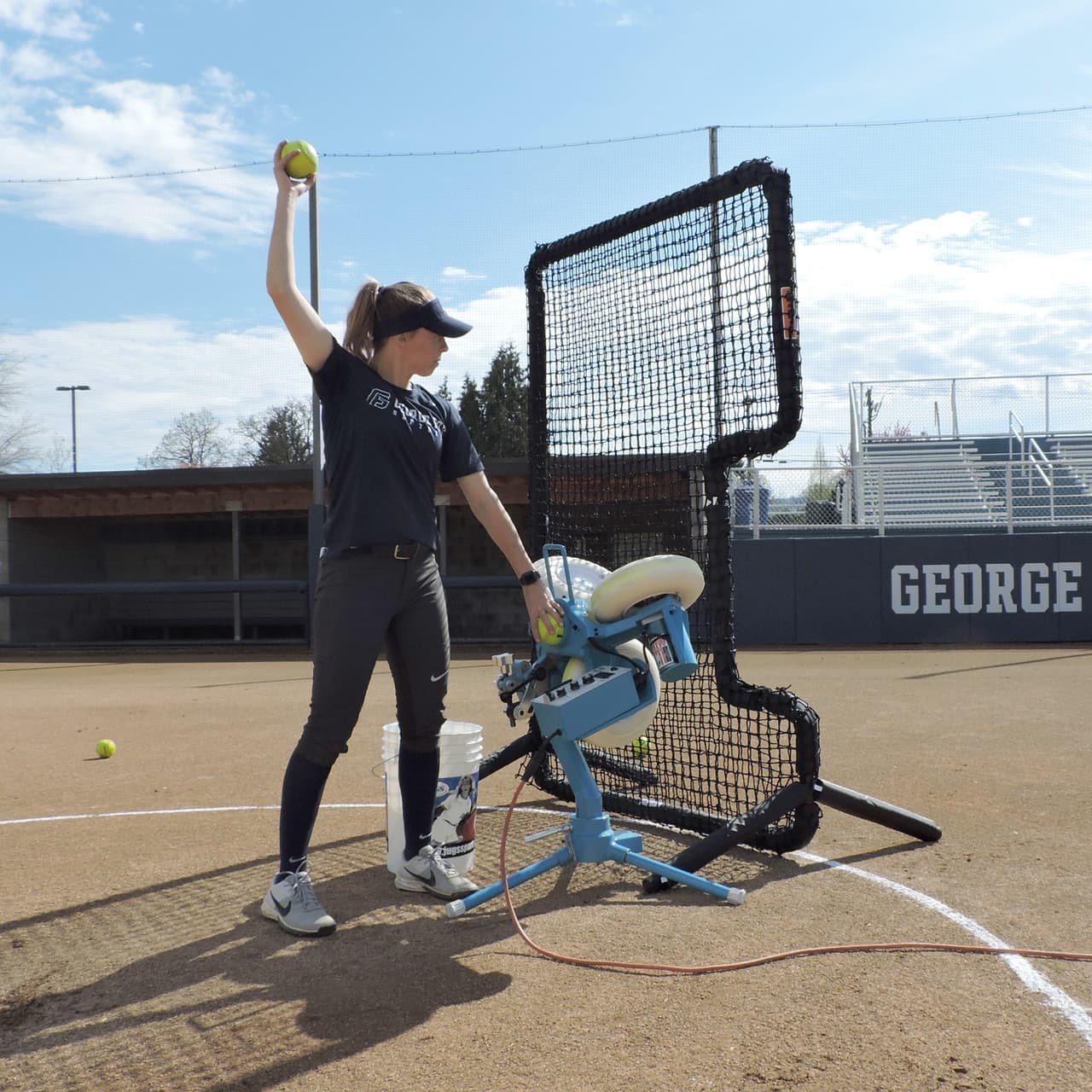 BP3 Softball Pitching Machine with Changeup