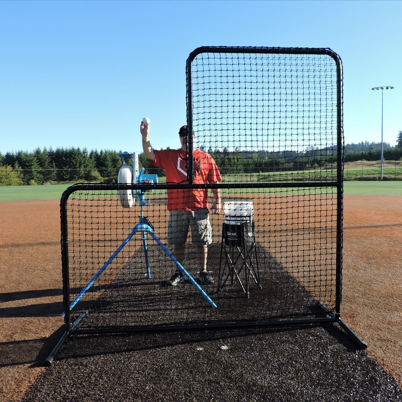 Standard L-Shaped Pitchers Screen