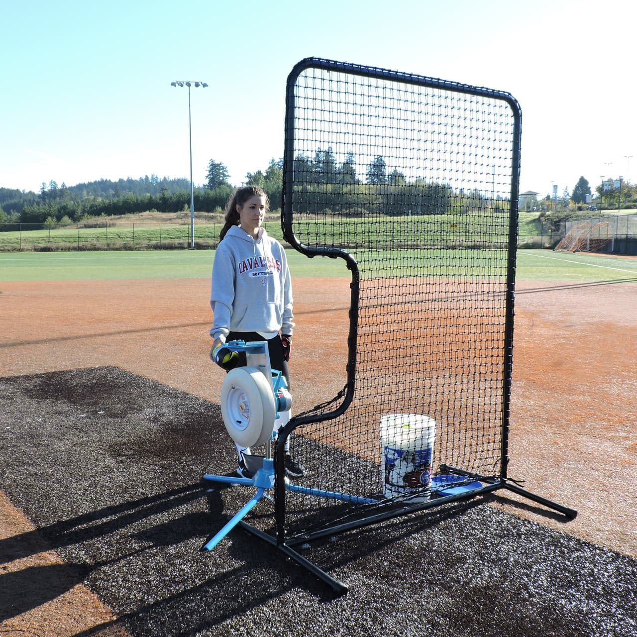 Standard C-Shaped Softball Screen