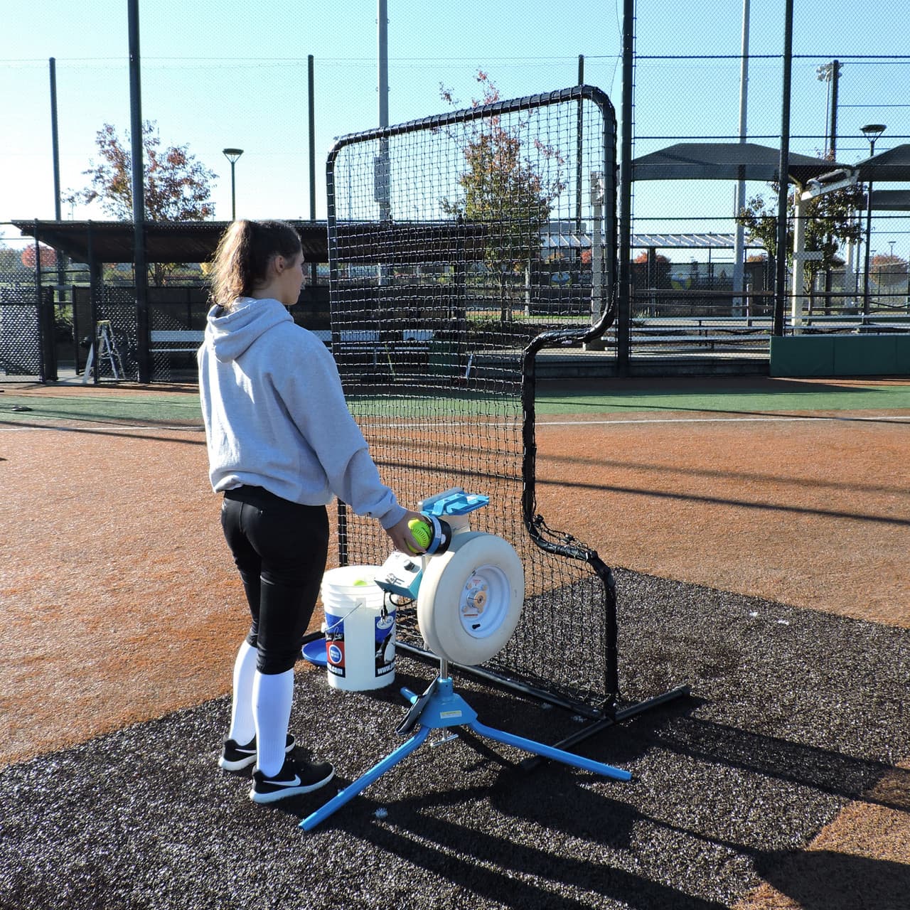 Standard C-Shaped Softball Screen