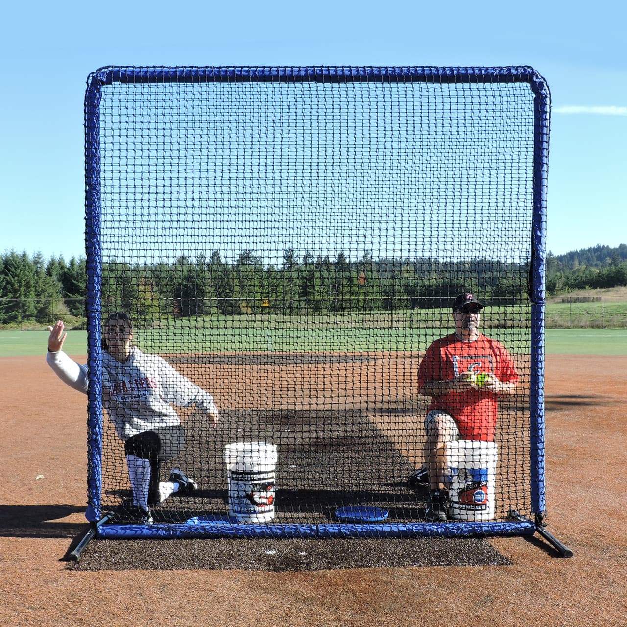 Protector Blue Series   8-Foot Fungo Screen