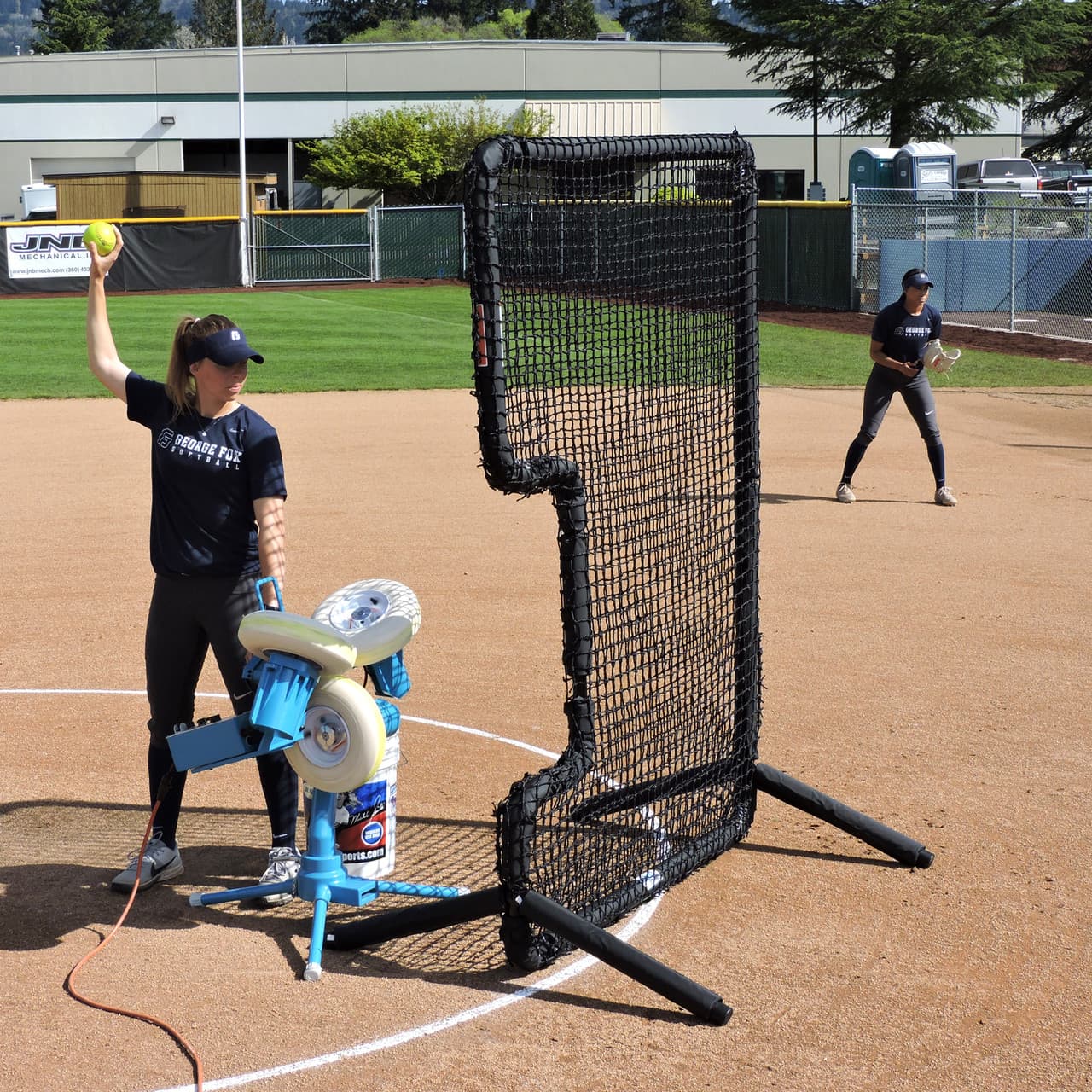 Protector Series: C-Shaped Softball Screen